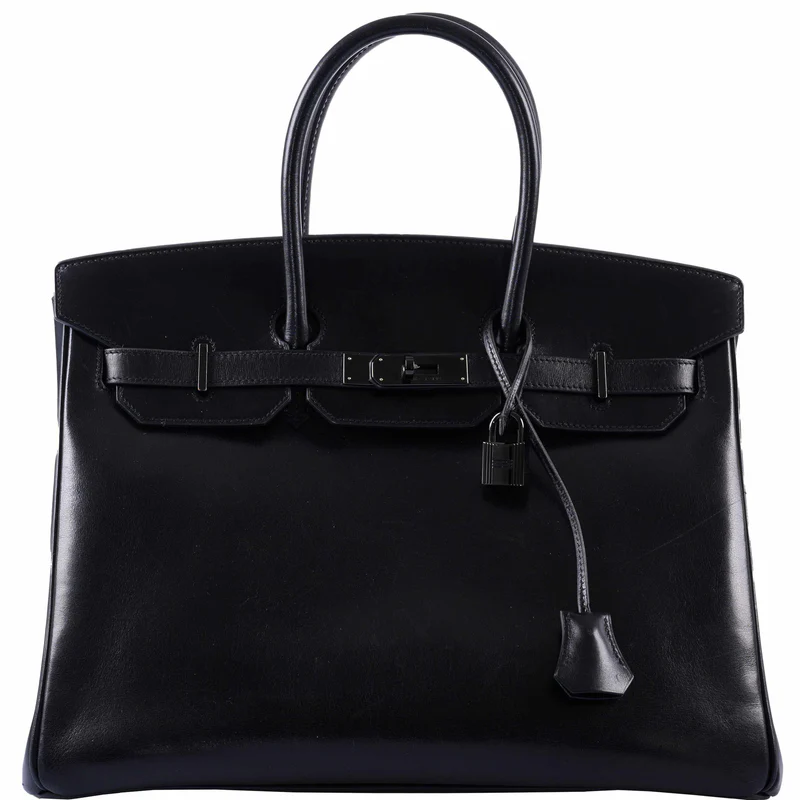 Hermès Birkin 35 SO BLACK Box Calf PVD Hardware 1 Hermès Birkin 35 SO BLACK Box Calf PVD Hardware