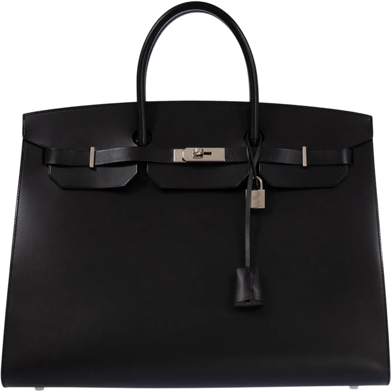 Hermès Birkin 40 Sellier Noir Vache Hunter Palladium Hardware 1 Hermès Birkin 40 Sellier Noir Vache Hunter Palladium Hardware