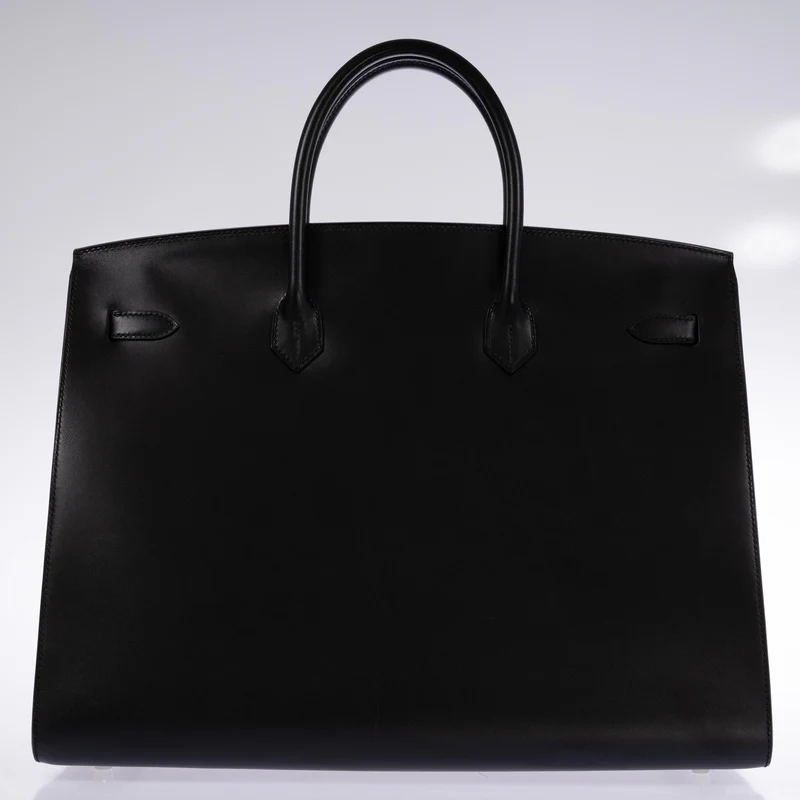 Hermès Birkin 40 Sellier Noir Vache Hunter Palladium Hardware 3 Hermès Birkin 40 Sellier Noir Vache Hunter Palladium Hardware - Image 3
