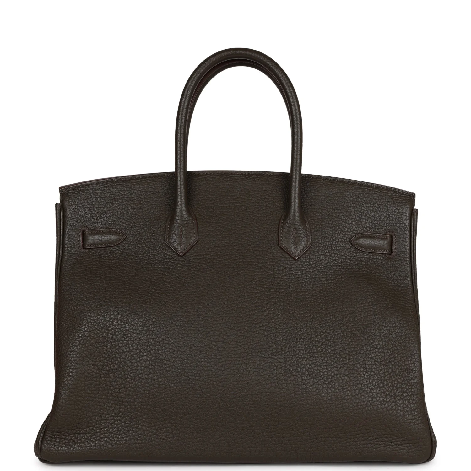 Hermès Birkin Club 35 Vert Bronze, Blue Thalassa, Fauve Barenia Fjord & Ottomane Palladium Hardware 2 Hermès Birkin Club 35 Vert Bronze, Blue Thalassa, Fauve Barenia Fjord & Ottomane Palladium Hardware - Image 2