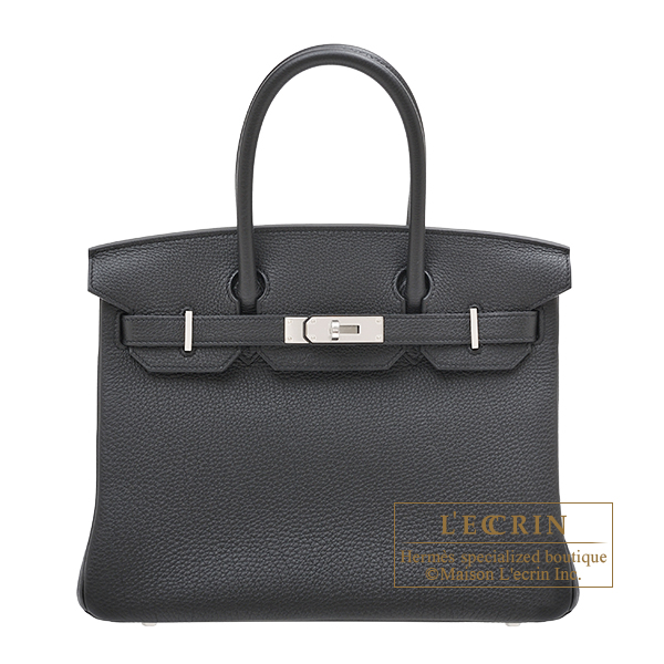 Hermes Birkin bag 30 Black Togo leather Silver hardware 2 Hermes Birkin bag 30 Black Togo leather Silver hardware - Image 2