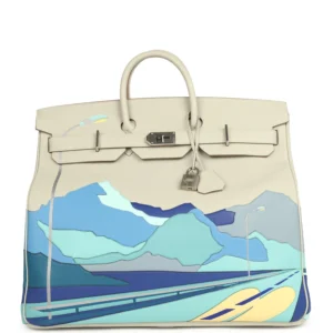 Hermès HAC Birkin 50 Endless Road Gris Perle Togo Palladium Hardware