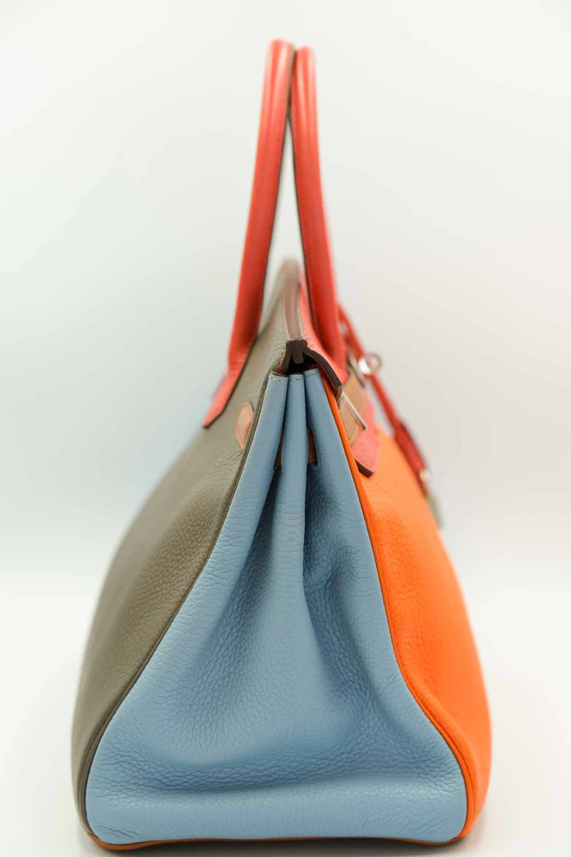 Hermès Hermes Birkin 35 Arlequin Clemence Palladium Hardware 2 Hermès Hermes Birkin 35 Arlequin Clemence Palladium Hardware - Image 2