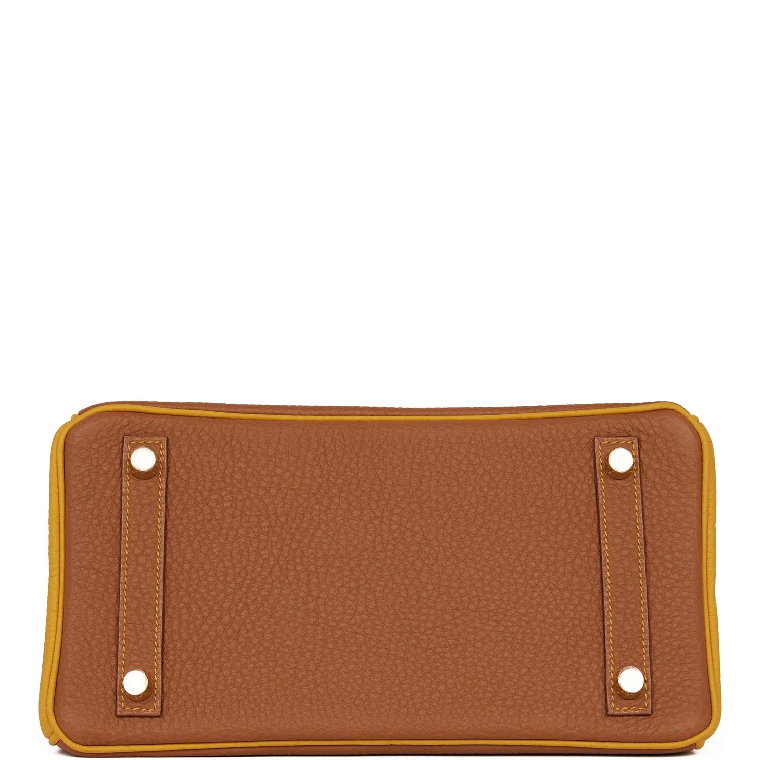 Hermès Special Order (HSS) Birkin 25 Gold and Jaune Ambre Togo Brushed Gold Hardware 2 Hermès Special Order (HSS) Birkin 25 Gold and Jaune Ambre Togo Brushed Gold Hardware - Image 2