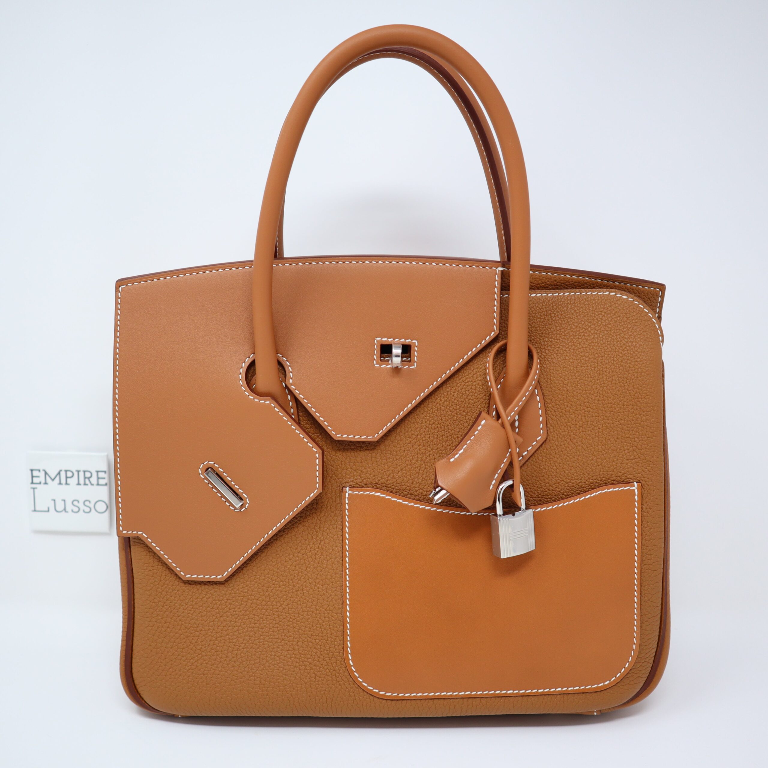 HERMES BIRKIN Desordre 30 CM Disorder Gold Palladium Togo Swift Palladium 1 HERMES BIRKIN Desordre 30 CM Disorder Gold Palladium Togo Swift Palladium