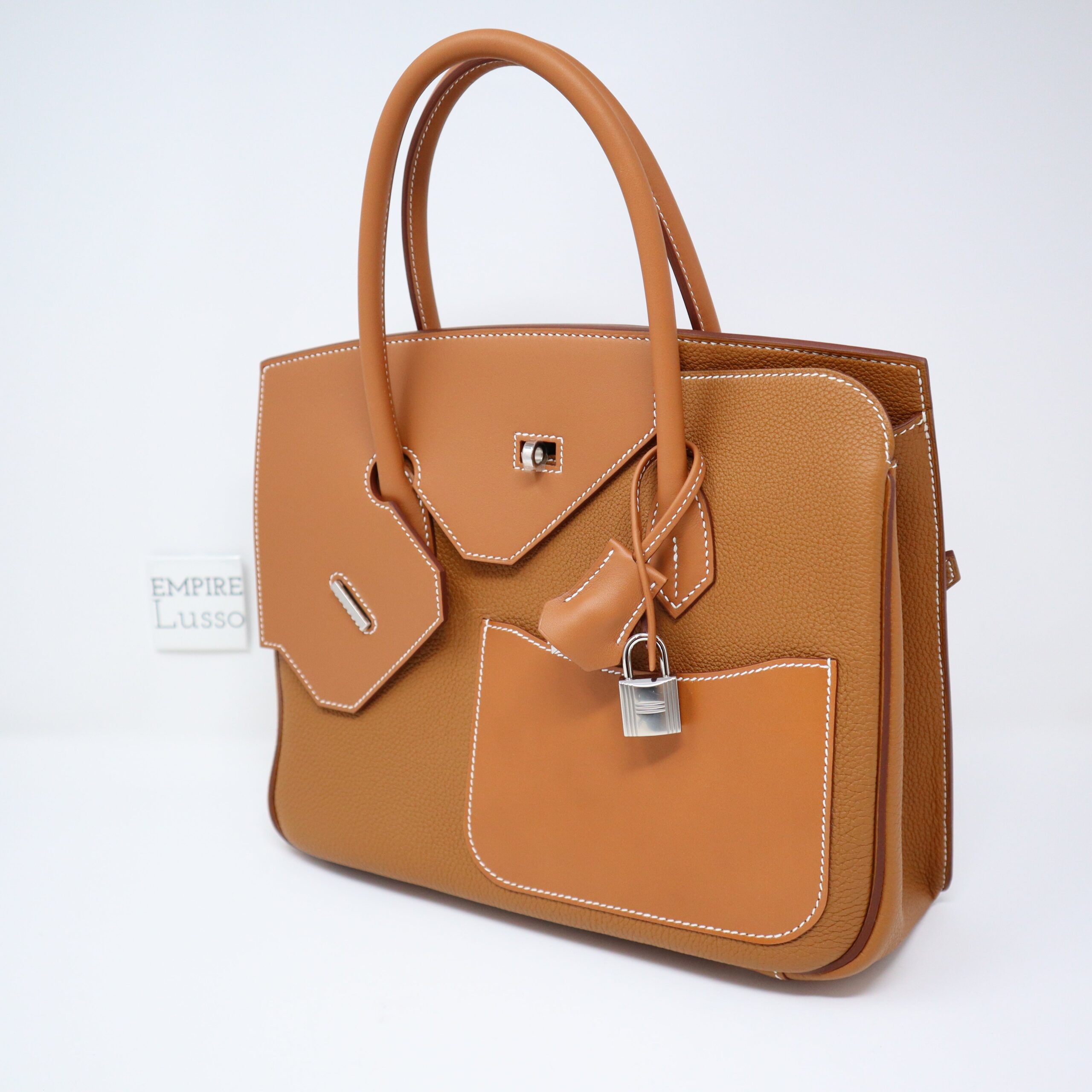 HERMES BIRKIN Desordre 30 CM Disorder Gold Palladium Togo Swift Palladium 5 HERMES BIRKIN Desordre 30 CM Disorder Gold Palladium Togo Swift Palladium - Image 5