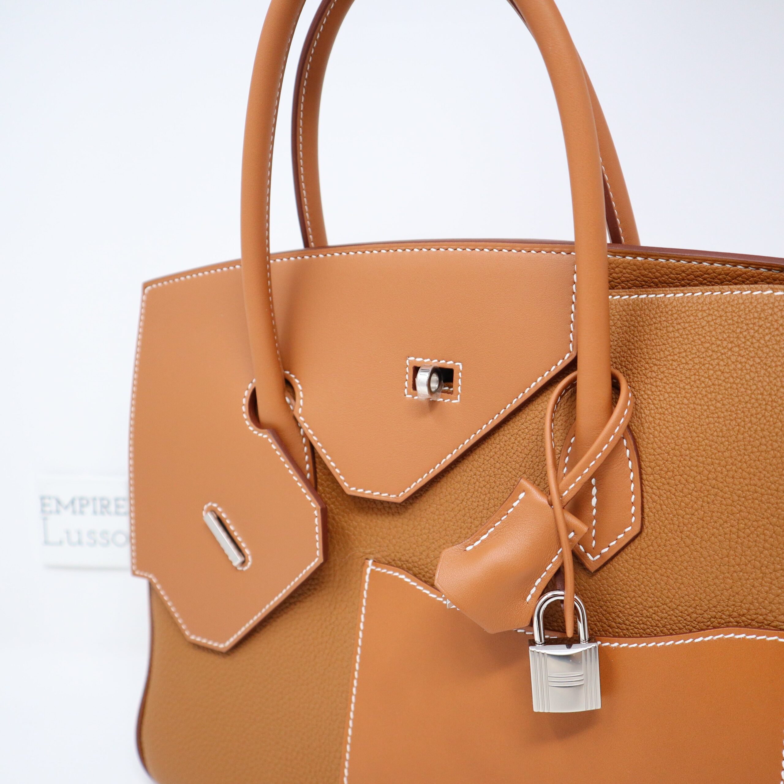 HERMES BIRKIN Desordre 30 CM Disorder Gold Palladium Togo Swift Palladium 2 HERMES BIRKIN Desordre 30 CM Disorder Gold Palladium Togo Swift Palladium - Image 2