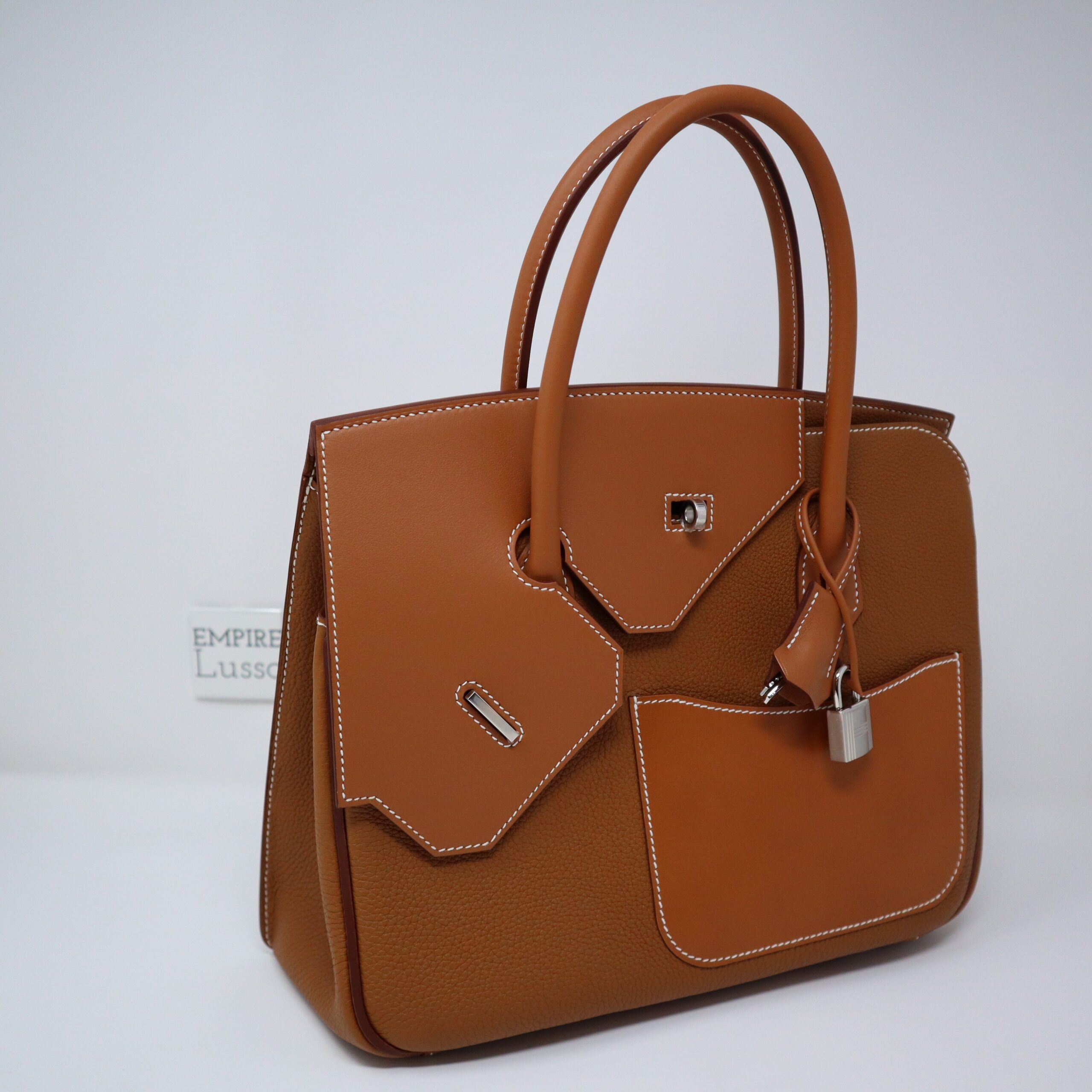 HERMES BIRKIN Desordre 30 CM Disorder Gold Palladium Togo Swift Palladium 4 HERMES BIRKIN Desordre 30 CM Disorder Gold Palladium Togo Swift Palladium - Image 4