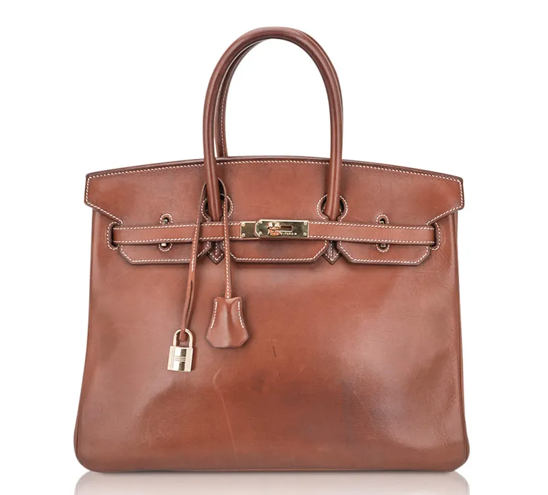 Limited Edition Birkin 35 Bag Fauve Barenia Leather with Gold Hardware 1 Limited Edition Birkin 35 Bag Fauve Barenia Leather with Gold Hardware
