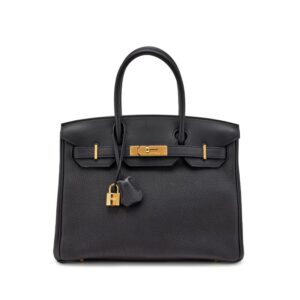 Limited Edition Black Togo and Swift 3-in-1 Birkin 30 Gold Hardware