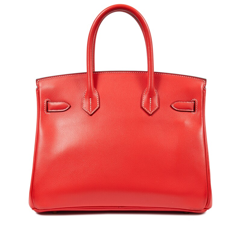 Limited Edition Rose Jaipur Epsom and Gold Verso Candy Birkin 30 Permabrass Hardware 2 Limited Edition Rose Jaipur Epsom and Gold Verso Candy Birkin 30 Permabrass Hardware - Image 2