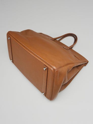 Limited Edition Alezan Evercalf Leather Shadow Birkin 40 2 Limited Edition Alezan Evercalf Leather Shadow Birkin 40 - Image 2