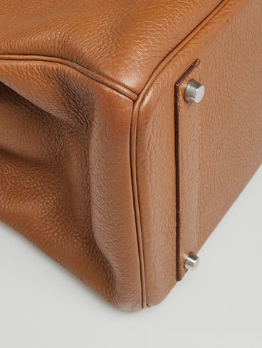 Limited Edition Alezan Evercalf Leather Shadow Birkin 40 3 Limited Edition Alezan Evercalf Leather Shadow Birkin 40 - Image 3